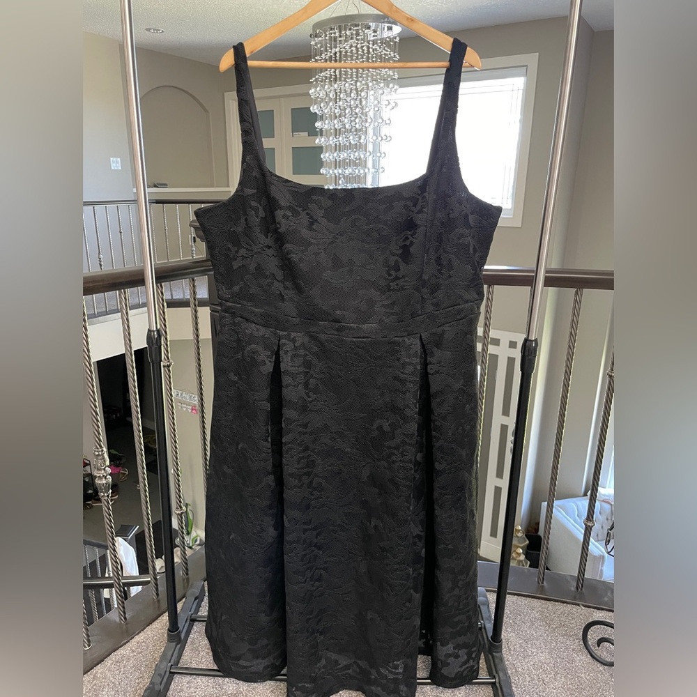 City Chic Black Jackie O Dress Size XL
